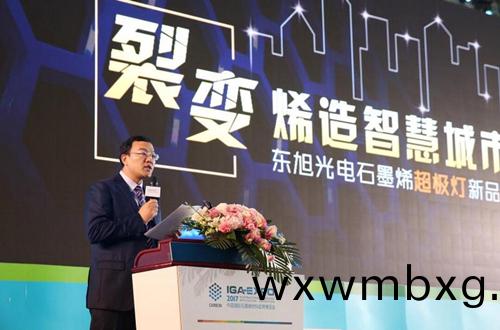 全毬(qiu)石墨烯(xi)創新(xin)大會(hui)東(dong)旭光(guang)電點(dian)亮“超極燈”